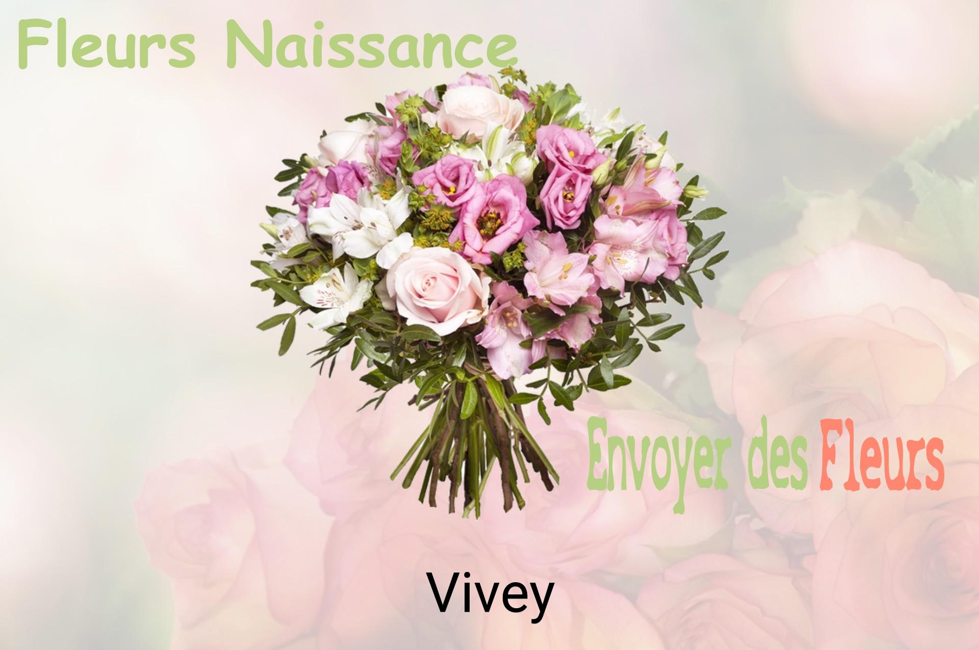 Bouquet de fleurs de naissance livré à Vivey